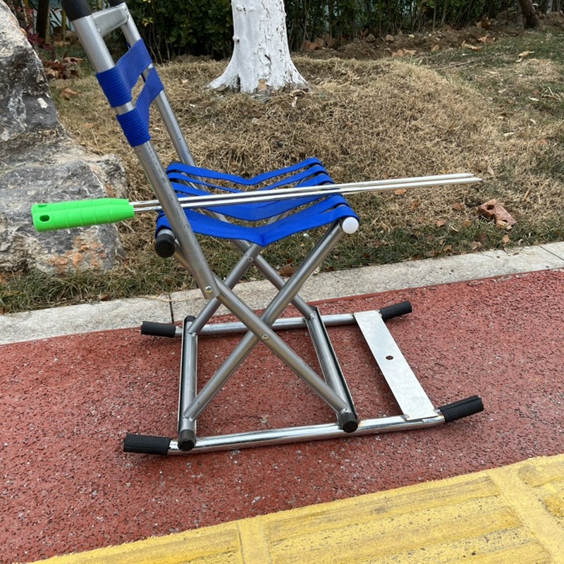 A steel pipe folding single-man ice truck